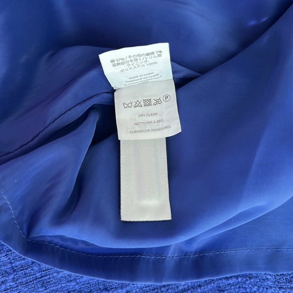J. CREW Royal Blue Long Sleeve Dress - Picture 14 of 16